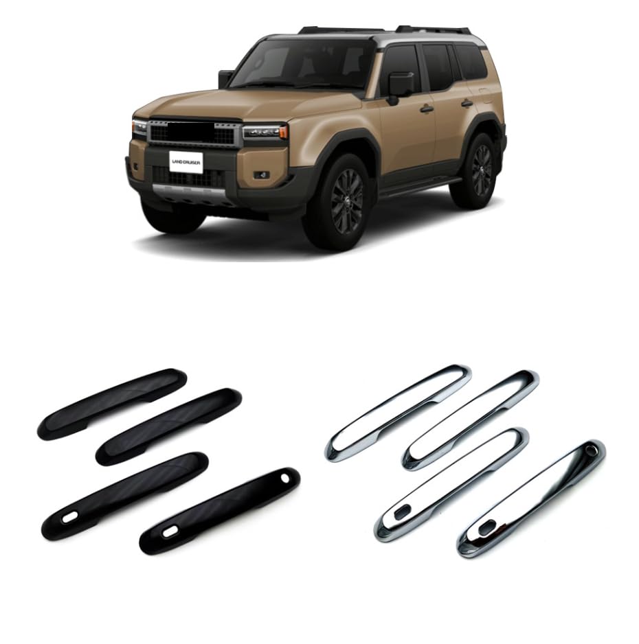 ランクル250 VX ドアノブ　ミラーカバー　6点セット トヨタ純正パーツ ドアミラーカバー ブラック 左右セット トヨタ